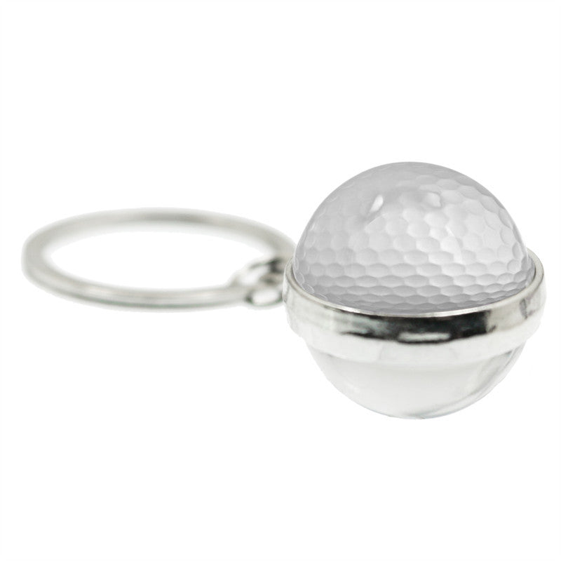 Wholesale Alloy Tennis Glass Ball Keychain